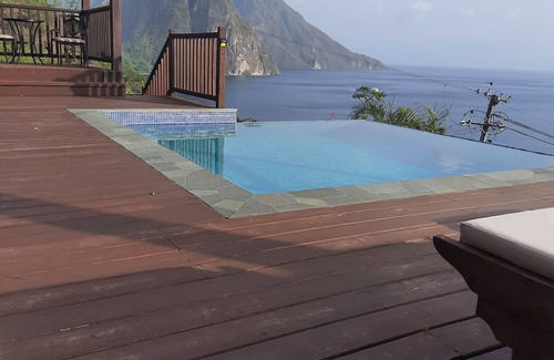 Soufriere Villa | Moringa Villa- Top Room- Pitons View. Luxury Villa Perfect for Romantic Getaways