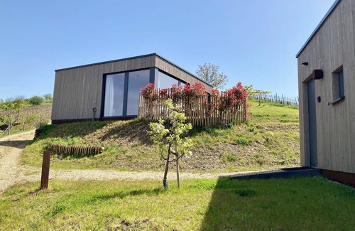 Kluesserath Maison | MoselHoch 2 is the middle of three vacation cottages on the edge of the vineyards.