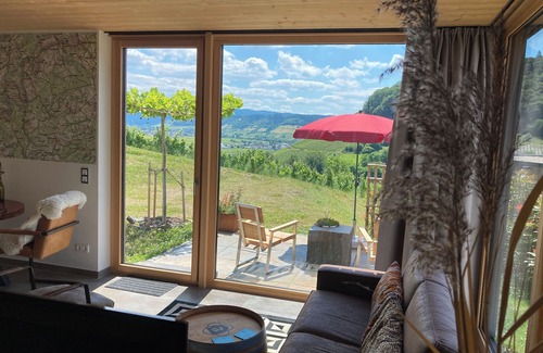 Kluesserath Maison | MoselHoch 2 is the middle of three vacation cottages on the edge of the vineyards.