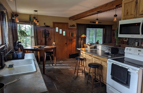 Saranac Lake Maison | Quiet Mountain Home - Steps to ADK Rail Trail!