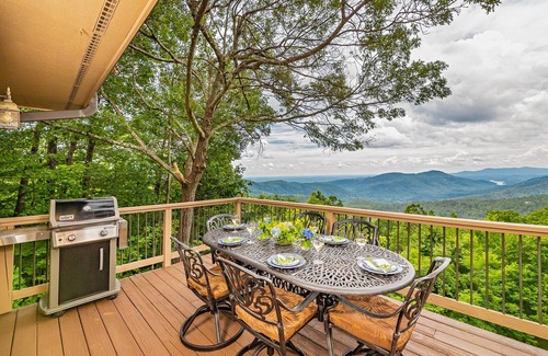 Old Fort Maison | VUE PANORAMIQUE DE BLUE RIDGE MTNS & LEURRE DE LAC - PROCHE ASHEVILLE & BLACK MTN
