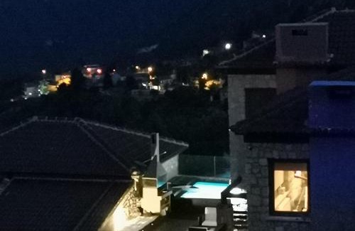 Synikia Mesi Trikalon Villa | Mountain stone villa, sea & mountain view at 1150m