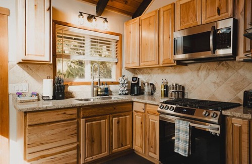 Paradise Estates Cabine | Mt Rainier Cabin- Waterfront/Hot Tub/EV/Firepit/AC