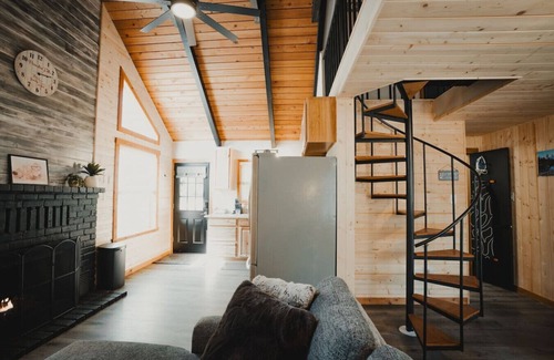 Paradise Estates Cabine | Mt Rainier Cabin- Waterfront/Hot Tub/EV/Firepit/AC