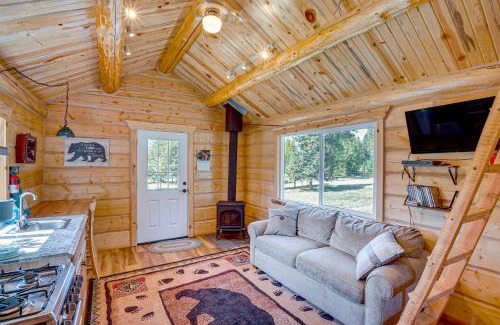 Trout Creek Appartement | Mtn Views and Fireplace Cozy Trout Creek Tiny Home
