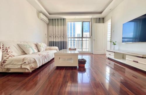 Qingdao Appartement | Muju Qingdao Twin Family Room Near Metro Line 3 Near May Fourth Square MixC