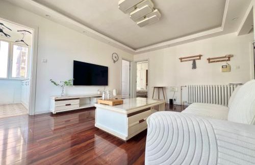 Qingdao Appartement | Muju Qingdao Twin Family Room Near Metro Line 3 Near May Fourth Square MixC