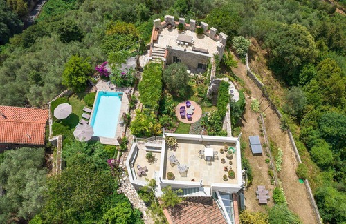 Santa Lucia Villa | My Rental Homes - La Rocca di Monteggiori with private pool, garden and terrace
