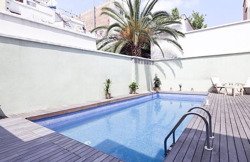 la Vila de Gracia Appartement | My Space Barcelona Duplex avec piscine et terrasse dans le centre pour 6pax