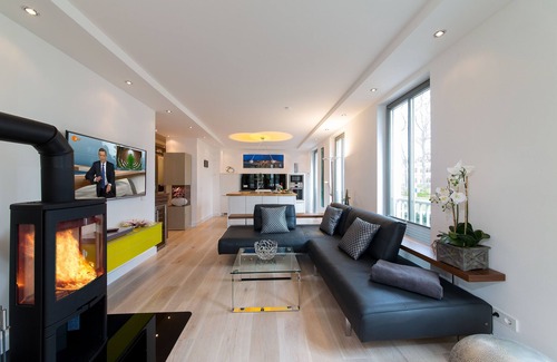 Binz Appartement | "My time out": Luxurious wellness suite with pool, sauna & infrared cabin