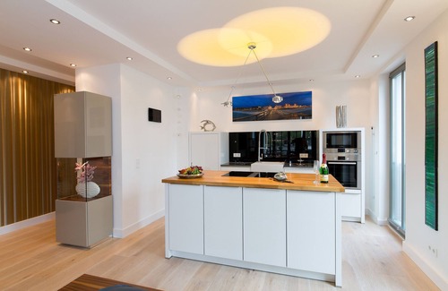 Binz Appartement | "My time out": Luxurious wellness suite with pool, sauna & infrared cabin
