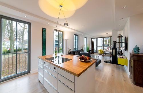 Binz Appartement | "My time out": Luxurious wellness suite with pool, sauna & infrared cabin