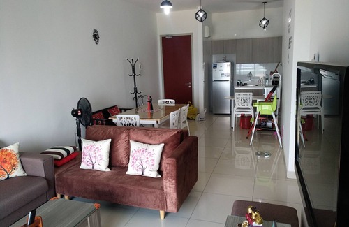 Johor Bahru Appartement | mySuites 2-BR 6pax} - 3 minutes en voiture du centre commercial Sutera