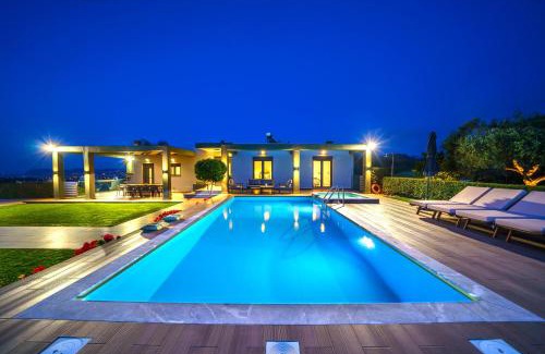 Potistiria Villa | Mythic Olive villa - Heated Pool - Amazing view