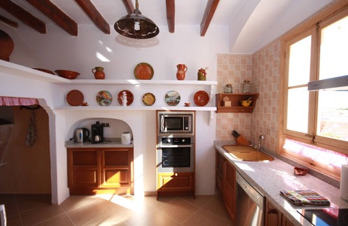 Santanyi Cottage | Na Corme Nova avec piscine à débordement, grande terrasse, coin barbecue, TV satellite