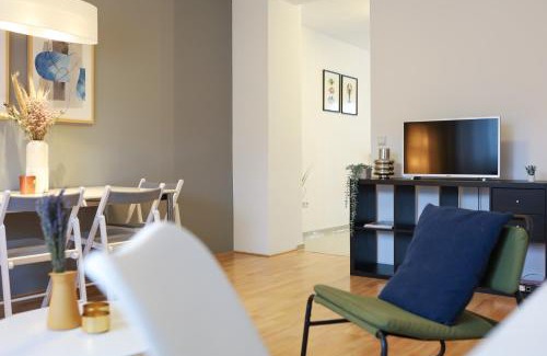 Mannheim Appartement | namastay! - Moderne Stadtwohnung am NTM und Blick auf den Wasserturm