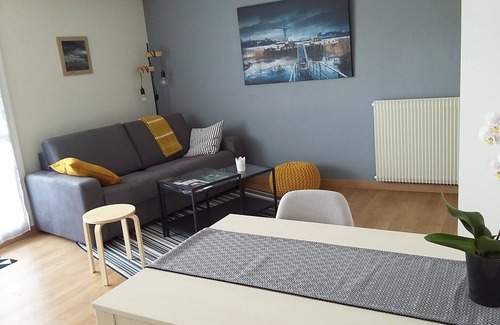 Nantes Sud Appartement | Nant'Sud Loire -NANTES -57m² neuf-2 chambres+canapé -10mn Aéroport & 12mn centre