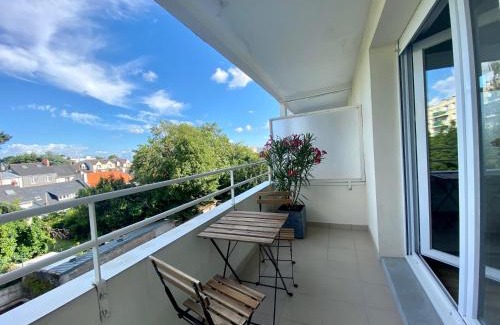 Jules Verne Appartement | Nantes 30m2 studio au calme avec balcon sur cour