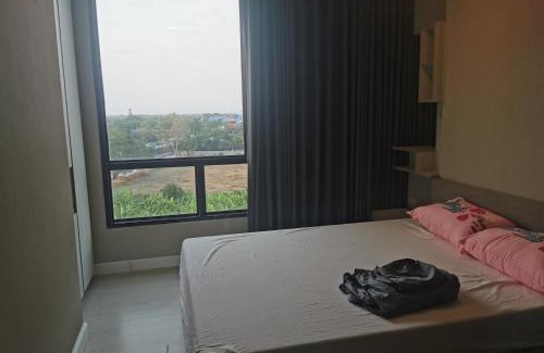 Minburi Appartement | Near Safari Park and BTS Bangchan condo swimming, fitness, cooking, family-friendly rental