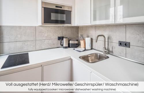 Friedrichstadt Appartement | "Neptunblick"- Nähe Altstadt - Ruhig - Balkon - Parkplätze