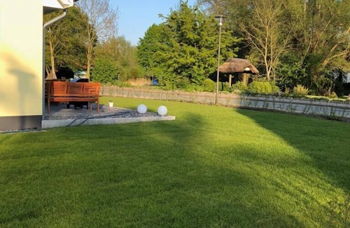 Wiek Maison | NOUVEAU 2018 maison de vacances exclusivement près de la plage, sauna, cheminée, WiFi gratuit, jardin