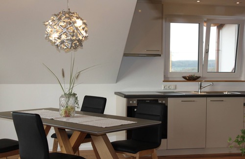 Freiamt Appartement | nouvel appartement - u de haute qualité. décoré avec goût avec une cheminée près d'Europa Park