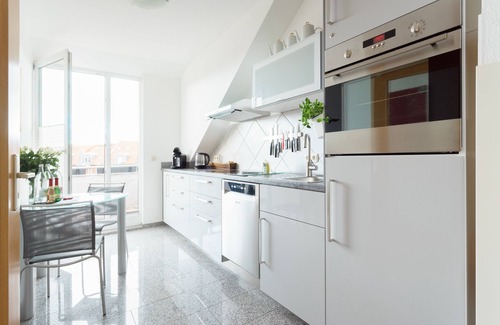 Andreasvorstadt Appartement | Nouvel appartement avec vue sur la citadelle Petersberg