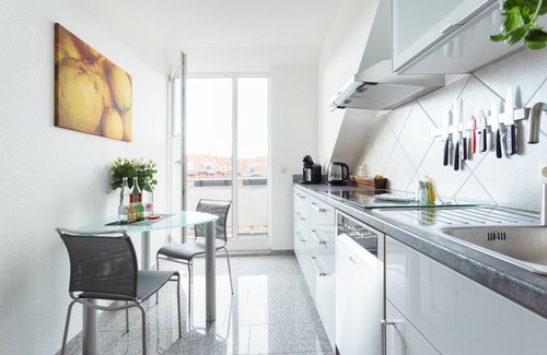 Andreasvorstadt Appartement | Nouvel appartement avec vue sur la citadelle Petersberg