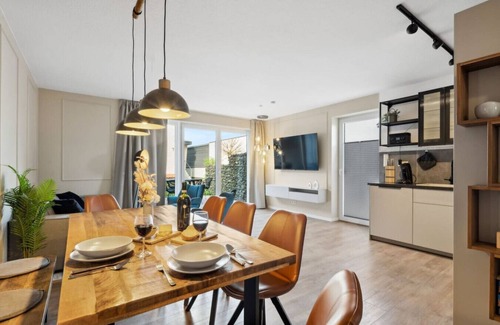 Dorfmark Maison | NEW! Design-FeWo Heidetraum, wallbox, terrace