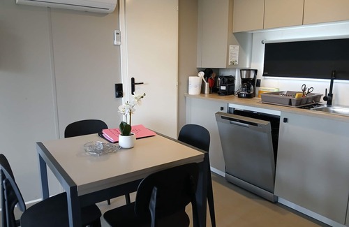 Saint-Hippolyte Maison | Mobilhome neuf tout équipé (homair). 3 ch 6 couchages. Torreilles plage