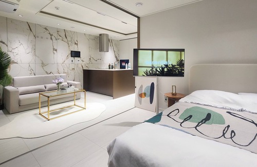 Seocho-dong Hôtel | New high-rise city view 3 room perfect for business trips and work