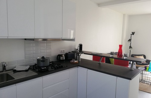 Portbail Appartement | Appartement spacieux rez-de-chaussée devant le havre de Portbail