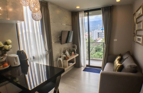 Chang Phueak Copropriété | EwNew Modern 1BR à Nimman / Mountain View / WIFI