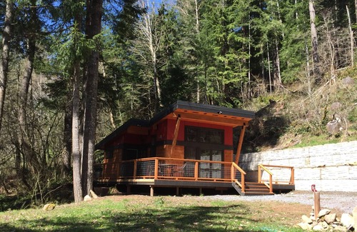 Paradise Estates Cabine | New Mt. moderne Rainier Cabin - Wrap-around pont, Cheminée, Wifi, Netflix + plus