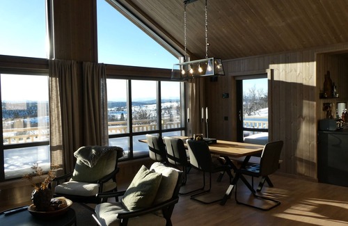 Etnedal Maison | New mountain cabin with panoramic view, sauna, ski-in -ski-out