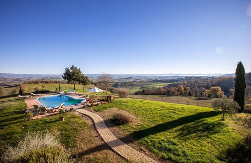 Monteroni d'Arbia Villa | NOUVELLE OUVERTURE Villa exclusive près de Sienne avec spa, gymnase et piscine