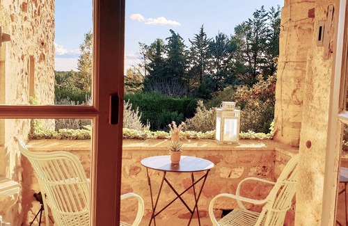 La Bastide-d'Engras Maison | Nouveau en Provence ! Charme, proche Uzès, beaux Jardins et Piscine, Mas du 18ème environ, A/C