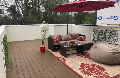 Tallahassee Maison | Newly constructed modern home with luxurious rooftop patio
