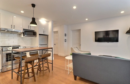 Pointe-Saint-Charles Appartement | Newly renovated luminous open plan condo，near downtown,metro station