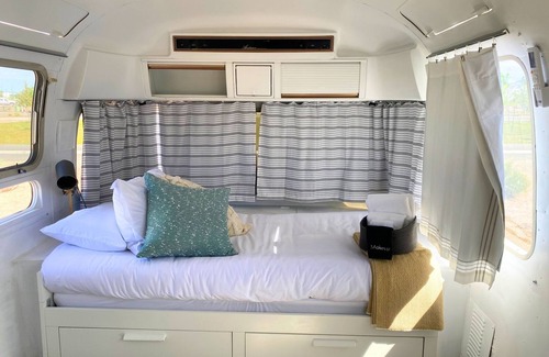 Pear Park Maison | Newly updated Airstream with modern amenities on the bank of the Colorado River.
