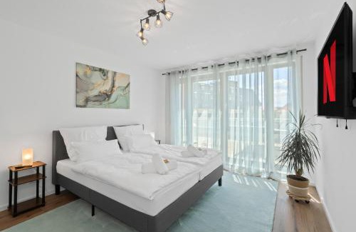 Neumarkt in der Oberpfalz Appartement | Nexstay LUX Wohnung mit Dachterrasse und Parkplatz