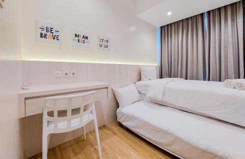 Bumi Serpong Damai Appartement | Nice and Spacious 2BR with Extra Room at Branz BSD City Apartment By Travelio