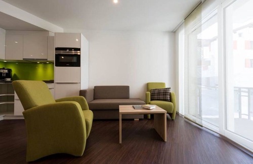 Saas Almagell Appartement | Joli appartement pour 6 personnes avec bain à remous, WIFI, TV, balcon et parking