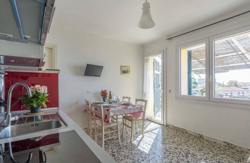 Terzorio Appartement | Joli appartement pour 6 personnes avec climatisation, WIFI, balcon et animaux admis