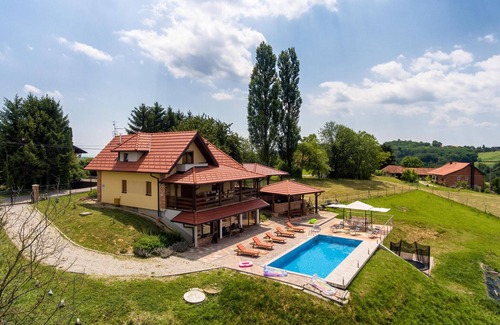 Medimurje Maison | Belle maison à Zelezna Gora avec sauna