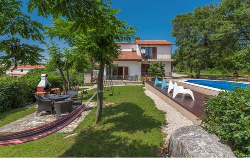 Kapelica Cabine | Belle villa acceptant les animaux avec piscine près de Labin et Rabac