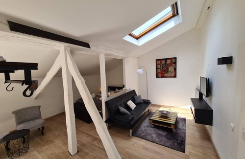 Marengo - Jolimont Appartement | Nice studio under the roof ideal for 2 in Toulouse