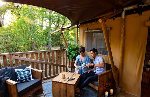 Mol Maison | Nice tent lodge near a lake