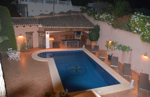 Pinar del Advocat Villa | Belle villa avec piscine, vue mer,wifi,airco,proche du centre et plages,jardin