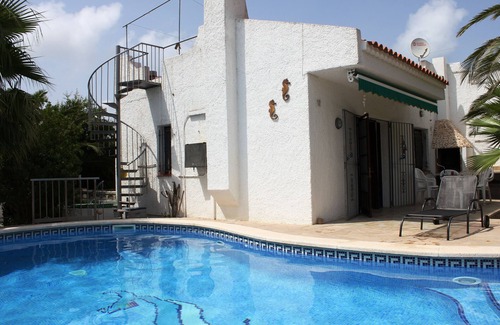 Riumar Chalet De Ski | "Noella"@MARISOL : 200m de la plage, piscine privée, A/C, WiFi, plage pour chiens